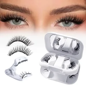 Reusable Natural Looking Soft Magnetic Eye Lashes False Eyelashes Lightweight No Glue Needed Liner Quantum Magnetic Lashes