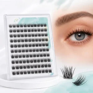 Reusable Natural Waterproof Self-adhesive False Eyelashes with Custom Logo No Glue Needed No Pre-glued Full Strip Lashes