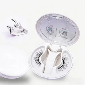 Reusable One Strip Soft Magnetic Eyelashes Without Glue Natural Soft Magnet Eyelashes with Applicator