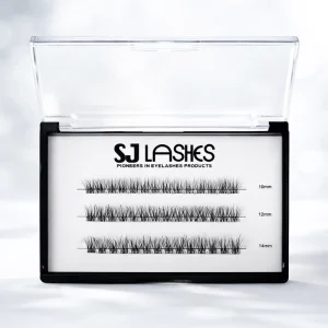 Reusable Segment Cluster Lashes Glue Free Self Adhesive False Eyelashes Fast DIY Lash Extension Kit Factory Direct