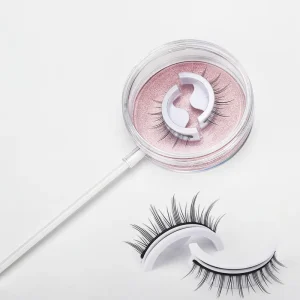 Reusable Self Adhesive Eyelashes Without Glue Natural Fluffy False Eyelashes Fake Eyelashes Soft Reusable Lashes No Glue