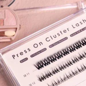 Reusable Self Adhesive Individual Eyelash Extensions Cruelty Free Plant Fiber 7 10 Days Lasting Dramatic Full Strip Eyelashes