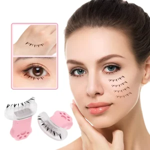 Reusable Silicone Eyelash Stamps Lower Eyelash Stencil for Make up Beginners Makeup Tools