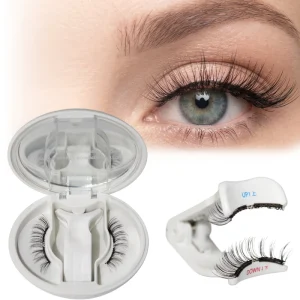 Reusable Soft Magnetic Eyelashes for Daily Wear 2 Pairs with Applicator No Glue Needed 3D Natural Soft Magnetic Lashes