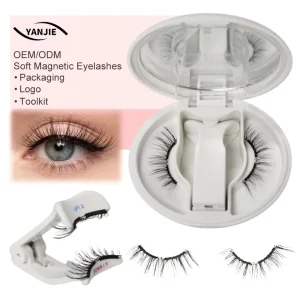 Reusable Soft Magnetic Eyelashes with Magnetic False Eyelashes Magnetic Eyelashes Soft Magnetic Lashes with Clip