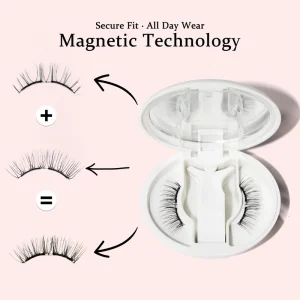 Reusable Soft Magnetic Lashes Best Quality Build No Glue Magnetic Premium Eyelashes With Applicator soft Magnetic Eyelashes