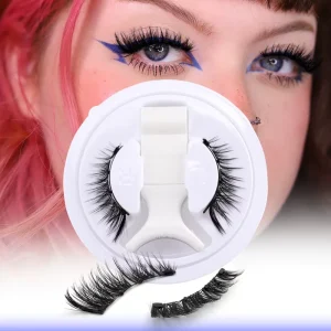 Reusable Softer Warping Strip Magnetic Eyelash Synthetic Hair No Glue Needed Packaging Box With Tweezers Price