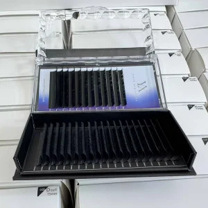 Russian 0.03 0.05 0.07 Volume Eyelash Extensions Matte Black Cashmere Silk Soft Silk Individual Lash Extensions