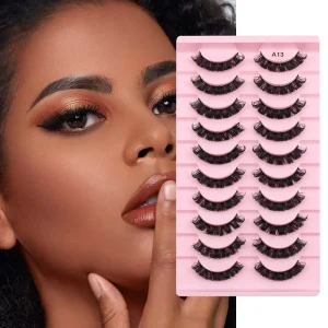 Russian Full Strip Lashes Customized Packing 3D Faux Mink Eyelash Eyelash Vendor