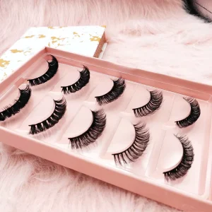 Russian Lashes Strips Full 100% Mink Fur 20mm 25mm Deep D Curl 18mm Volume Russian Eyelashes