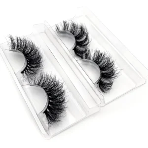 Russian Strip Eyelashes Real Mink Lashes Popular Style 16mm 18mm 20mm Fluffy Russian Volume Strip Lashes