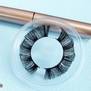 Russian Strip Lashes Eyelashes Deep Curl Eyelash d Faux Mink Lash Volume of Long Black Striplashes