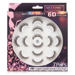 Russian Volume Strip Lashes Dramatic Fluffy False Eyelashes 3D 4D 5D Thick Wispy Strip Lashes Bulk