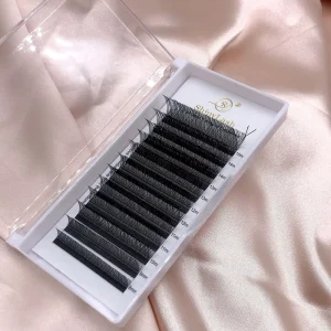SHINY Korea PBT Fiber YY Eyelash Extension 0.07 MIX Individual False Eyelashes Natural Soft Light Matte Handmade Cruelty Free