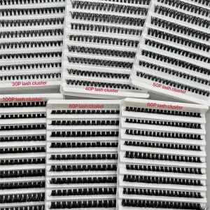 SL EYELASH 320Pcs Cluster Lashes 30D 40D 50D C D Curl Lash Clusters Mix 8 16mm Individual Eyelashes DIY Lash Extension Kit