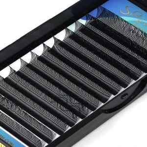 SP EYELASH 10pcs YY Lash 0.07mm C D Curl Premade Fan Black Lash Extensions Brazilian Cilios Y Shape Two Tip Faux Mink YY Lashes