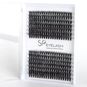SP EYELASH 20D 100D Individual Cluster Lshes D Curl Pre Cut Segment Thick Eyelash Extension Kit Fluffy Diy Lash Clusters