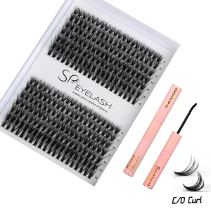 SP EYELASH 3D Diy Eyelash Extention False Pre Cut Segment Strip Diy Lash Clusters Faux Mink Cluster Lash Extensions Kit