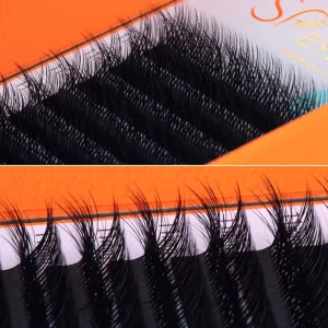 SP EYELASH 3D Fluffy Effect Camellia Lashes Messy Solid 4D Multi Layer Wild Fluffy Individual Eyelash Extension