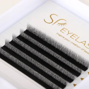 SP EYELASH Automatic Flowering 3D 5D 8D W YY Type Shape Lashes Fluffy Eyelash C D M L Curl Lashes Natural Black Extensions