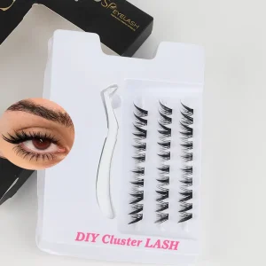 SP EYELASH Cat Eye Wispy Cluster Lashes Lightweight Handmade Comfortable Natural DIY Eyelash Extension Kits