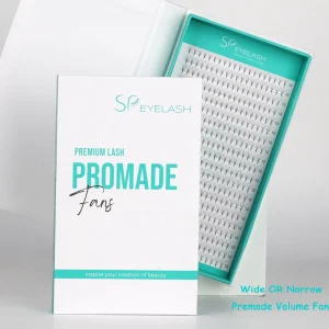 SP EYELASH Handmade Natural 0.05mm 0.07mm C D M L Curl 3D 5D 8D Narrow Pointy Base Premade Volume Fan Eyelash Extension