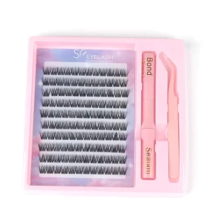 SP EYELASH Individual Lash Clusters Eyelash 3d Faux Mink Diy Lash Extension Kit Pre-cut Segment Cluster Lashes
