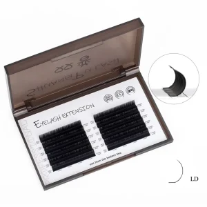SP EYELASH Korean PBT Fiber Natural Black Volume Lash Tray for Soft Curl Natural Long Lash Extension Supplies OEM ODM