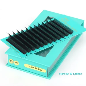 SP EYELASH Narrow Fan CC D Curl 3D 4D 5D Narrow Clover Eyelashes Extensions YY W Shape Lashes Extension