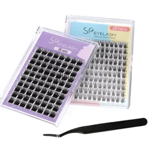 SP EYELASH New Arrival C D Curl Fluffy Eyelash Extension Segments Cluster Lashes Segmented DIY Lash Extention Kit