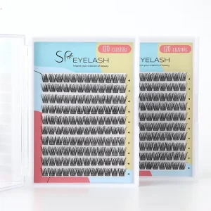 SP EYELASH Pre Cut DIY Lash Clusters Korean Pbt Segment Soft Matte Volume 0.07MM C D Curl Natural Look Cluster Lashes