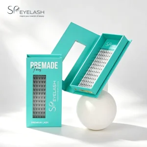 SP Eyelash Factory Direct Sale Premade Volume Fans 3D 4D 5D 6D 7D Short Stem Individual Eyelash Extensions Premium Quality