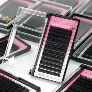 STARSCOLORS Velvet Cashmere Lash Tray High Density J B C D Premium Eyelash Extensions 0.03 0.05 0.07mm Volume Eyelashes Pestanas