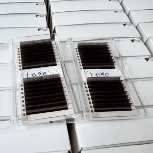 Salon Grade High Density Individual Lash Extensions Deep Black Professional Lashes