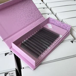 Salon Grade High Density Individual Lash Extensions Deep Black Professional Lashes for Professional Studios