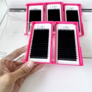 Salon Grade High Density Individual Lash Extensions Deep Black Professional Lashes for Professional Studios