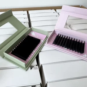 Salon Grade Neat Root Volume Lashes Soft Lightweight Silk Lashes for Certified Lash Training Centers