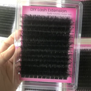 Salon Grade Strong Long Lasting Curl for Daily Stage Party All Day Comfort Wear Spike Cluster Lashes