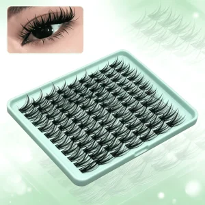 Salon Quality Pre Made Fan Segmented Lashes Biodegradable Packaging Non Irritating Soft PBT Hair DIY Beauty Cluster Eyelashes