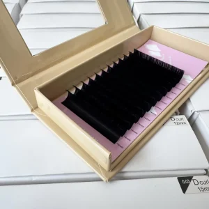 Sample Available High Density Volume Lashes Precision Curl Individual Lash Extensions for Product Performance Test