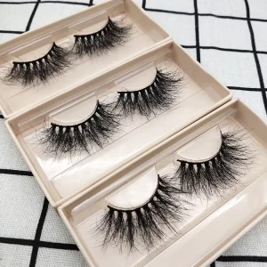 Saturated Quality Mink Eyelashes 16mm 18mm Mink Eyelash 3d Mink Lashes Curl Real Fur 25mm 3d Box