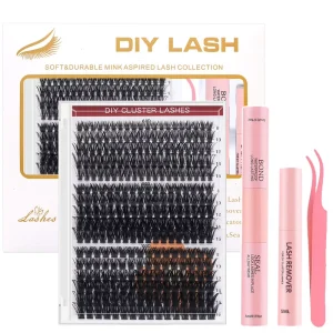 Segment Cluster Lashes Hand Made Individual Mix Curl Natural Faux Mink DIY Lash Clusters Fan Eyelashes Vendor