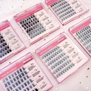Segment Cluster Lashes Self-Stick Lashes Strong Hold Reusable Invisible Band DIY Lash Extension