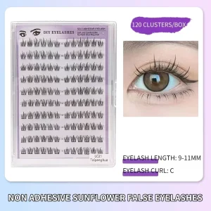 Segment No Glue Needed Natural Cluster Lashes Vegan Remover Free Press on Eyelashes DIY Cluster Lash Extension