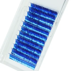 Segment Tinsel Lash Individual Eyelash Lash Extension Private Label Lashes Metallic Lashes
