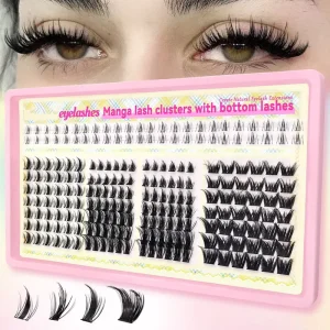 Segmented Cluster Eyelash Extension Natural Individual Lashes DIY Lash Extension Kit