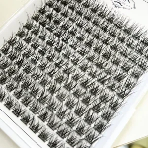 Segmented False Eyelash Extension 144 Clusters DIY Soft Natural Thick Faux Mink Lashes Individual Makeup Cluster Eyelashes