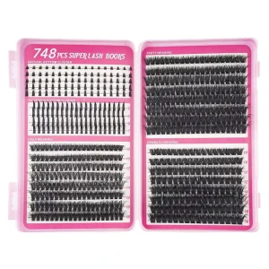 Segmented False Eyelashes Kit 30D Volume Lash Clusters with Tool Box DIY Extensions OEM ODM CE Approved