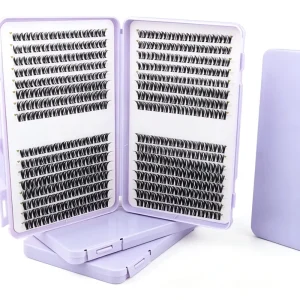Segmented Fox Eye Styling Hand-Crafted Cluster Eyelashes 3D Effect