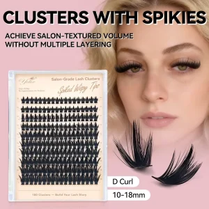 Segmented Hot Melt Cluster False Eyelashes Dense Dramatic Individual Lashes DIY Self Grafting Eye Lashes